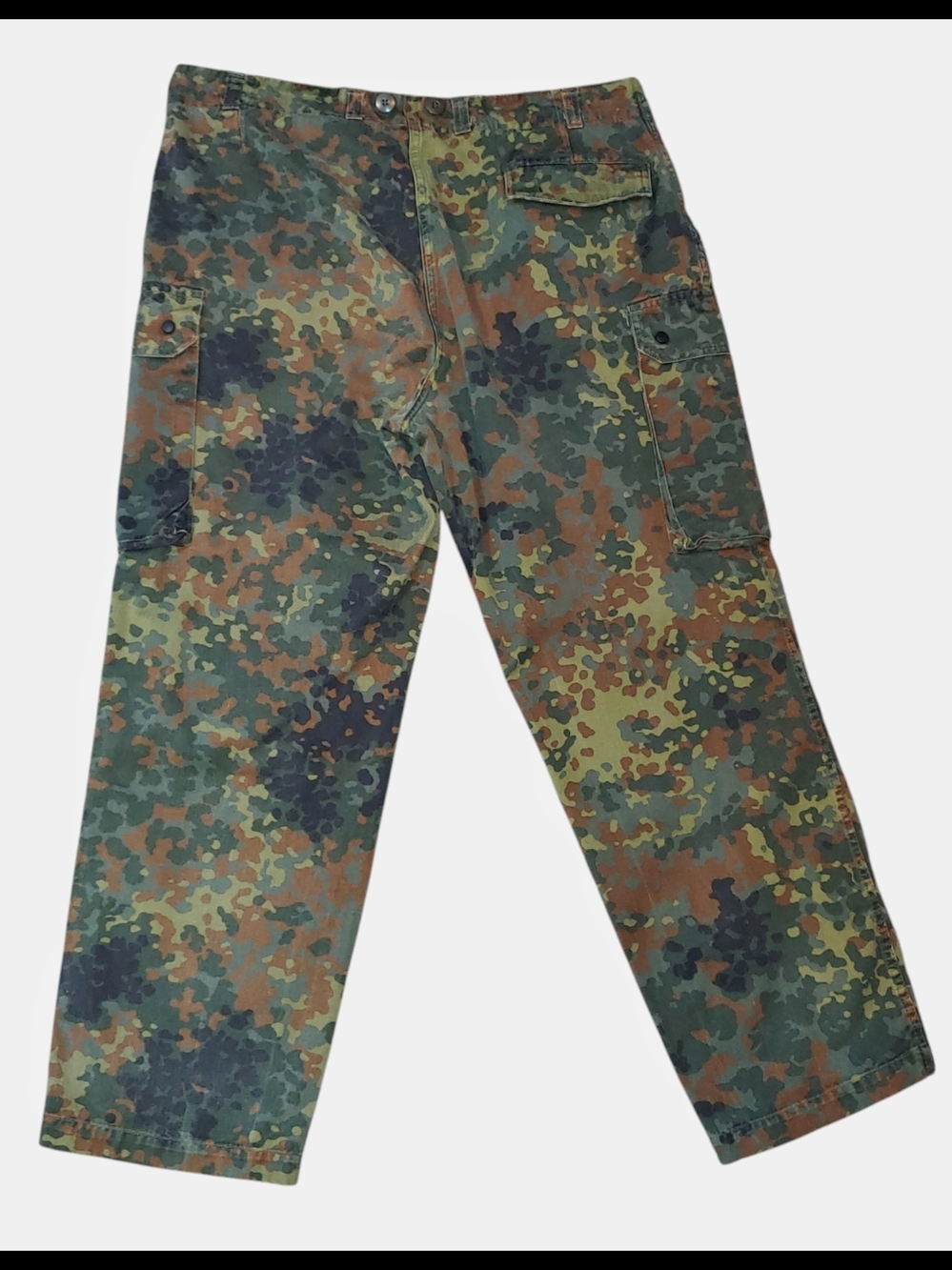 Men's Camouflage Cargo Pants - Green/Brown Camo